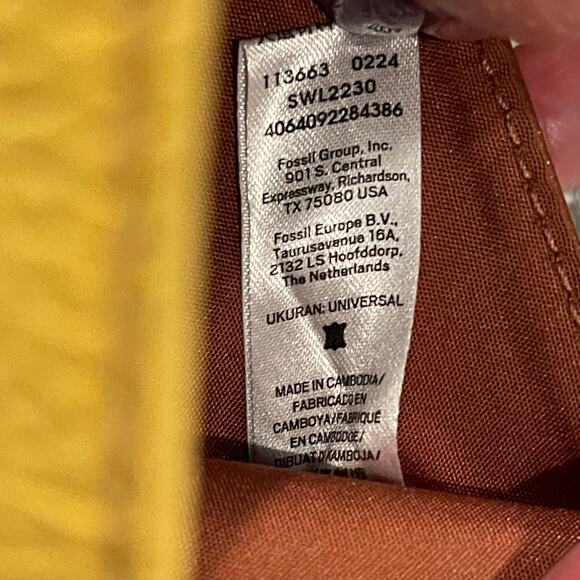 Fossil Sydney Tab Genuine Leather Wallet - Picture 6 of 7